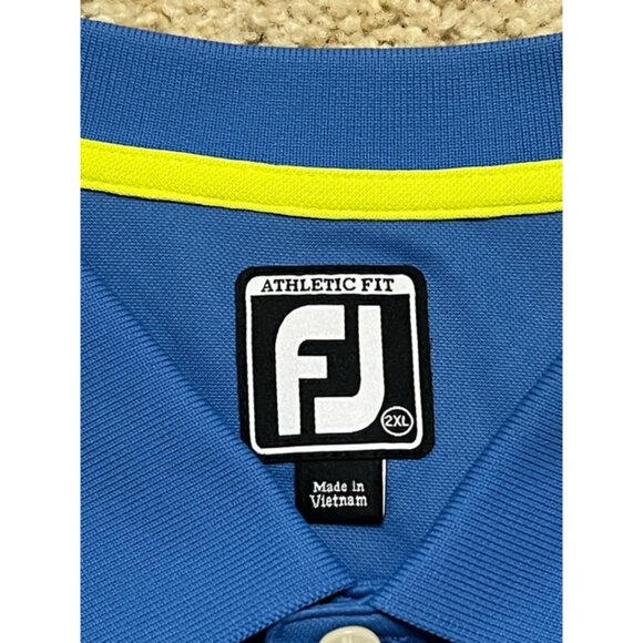 Peter Millar Summer Comfort FootJoy Performance Golf Polo Shirt Lot Size XXL EUC - Picture 3 of 9